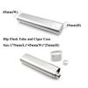 2oz Hip Flask and Cigar Tube All in One, Stainless Steel view 4