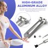 OM 136.1Hz Tuning Fork Weighted, Heart Chakra Tuning Energy Fork for Sound Healing, Meditation, Immune System and Circulatio, Silver view 4