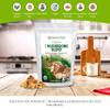 Z Natural Foods Organic 7 Sacred Mushrooms Blend - Lions Mane, Cordyceps, Chaga, Red Reishi, Shiitake, Maitake - Organic Mushroom Powder for Coffee, Smoothies, 1 lb view 2