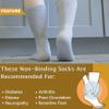 NevEND Diabetic Cotton Crew Socks Health Circulatory Physicians Approved Mens Womens Grey 12 Pairs 9-11 view 4