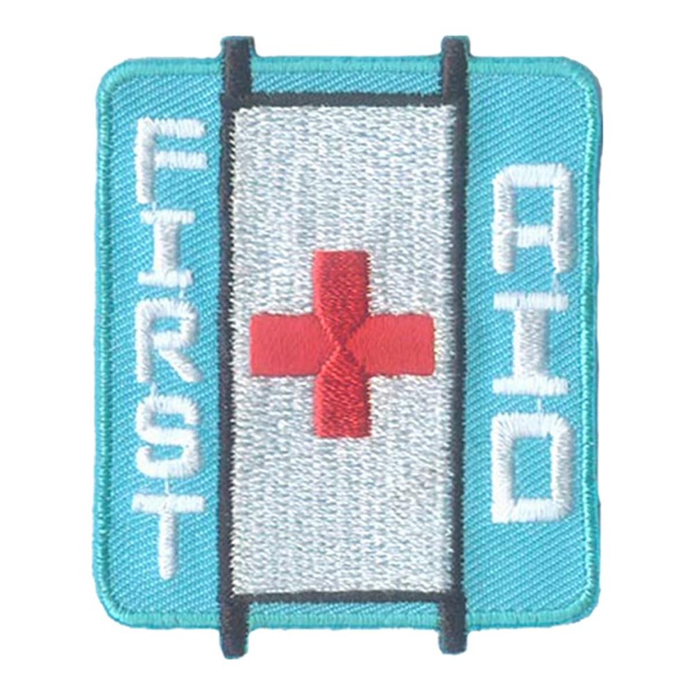 12 Pieces 2" Activity Scouts Applique Fun Patches, Safety and First Aid - First Aid (First Aid 3)