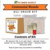 My Brew Supply Centennial Blonde Beer Brewing Kit | American 2-Row Pale Ale Malt | American Caramel Grain | Centennial Pellet Hops | American Ale Yeast | 5 Gallon Advanced All Grain Home Brewing view 4