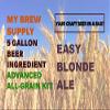Easy Blonde Ale Advanced Homebrew ALL GRAIN 5 Gallon Beer Ingredient Recipe Kit by My Brew Supply view 2