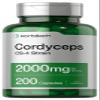 Horbach Cordyceps Mushroom Capsules | 200 Count | CS-4 Strain Cordyceps Sinesis | Non-GMO Herbal Supplement view 1