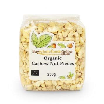 Buy Whole Foods Organic Cashew Nut Pieces (250g)