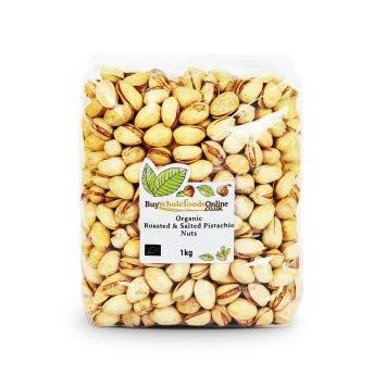 Buy Whole Foods Organic Pistachio Nuts, Roasted and Salted (1kg)