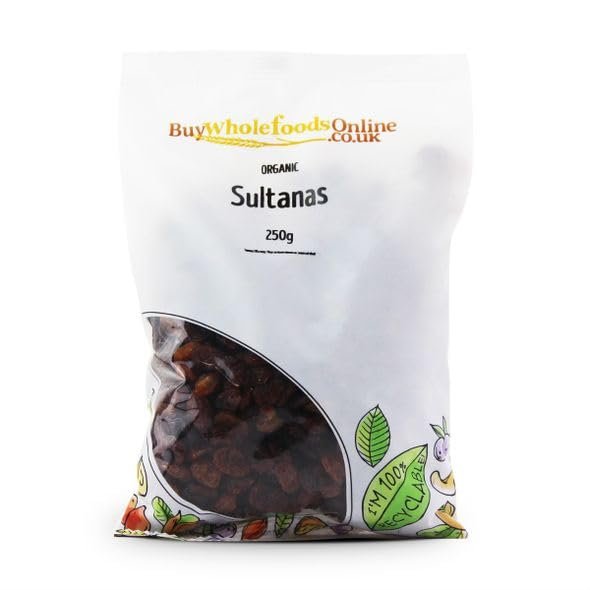 Buy Whole Foods Organic Sultanas (250g)