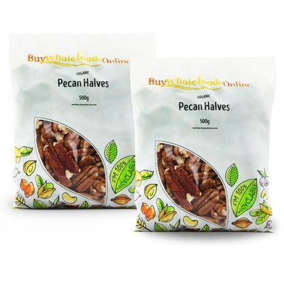 Buy Whole Foods Organic Raw Pecan Nut Halves (1kg)