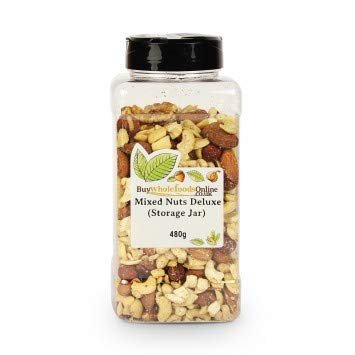 Buy Whole Foods Mixed Nuts Deluxe (Storage Jar) 480g (No Peanuts)