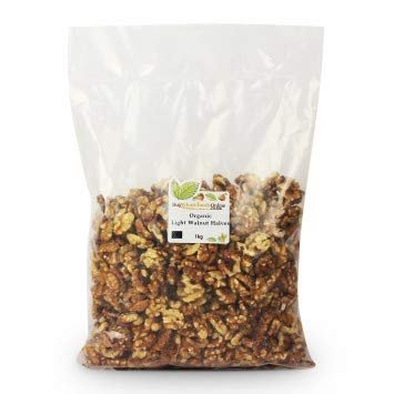 Buy Whole Foods Organic Walnuts Light, Halves (1kg)