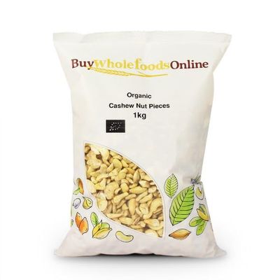 Buy Whole Foods Organic Cashew Nut Pieces (1kg)