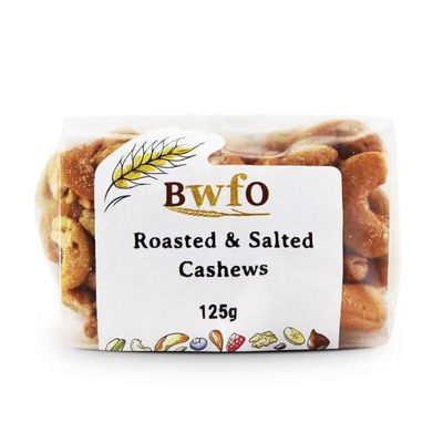 Buy Whole Foods Cashew Nuts Whole, Roasted & Salted (125g)