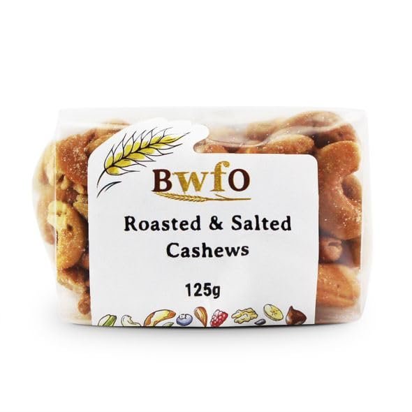 Buy Whole Foods Cashew Nuts Whole, Roasted & Salted (125g)