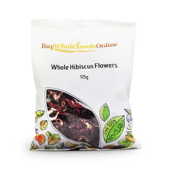 Buy Whole Foods Hibiscus Flowers Whole Petals (125g)