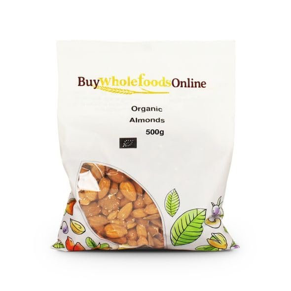 Buy Whole Foods Organic Almonds (500g)