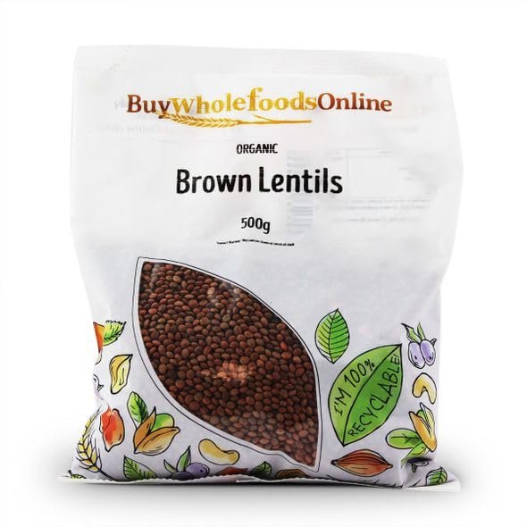 Buy Whole Foods Organic Brown Lentils (500g)