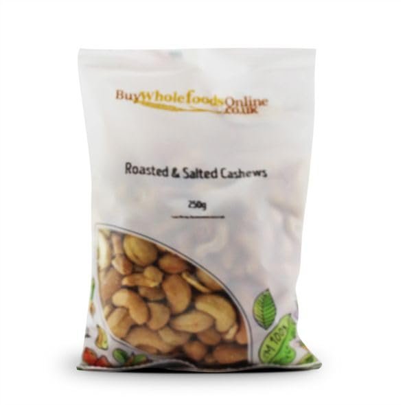 Buy Whole Foods Cashew Nuts Whole, Roasted & Salted (250g)