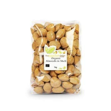 Buy Whole Foods Organic Almonds in Shells (1kg)