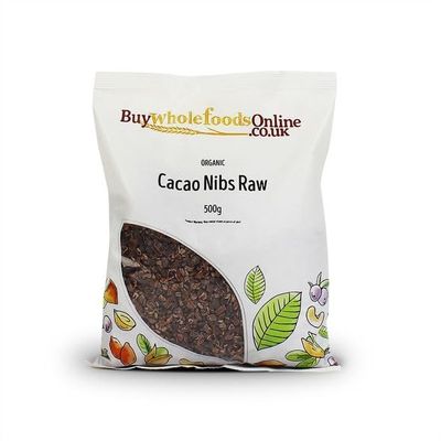 Buy Whole Foods Organic Cacao Nibs (Raw) (500g)