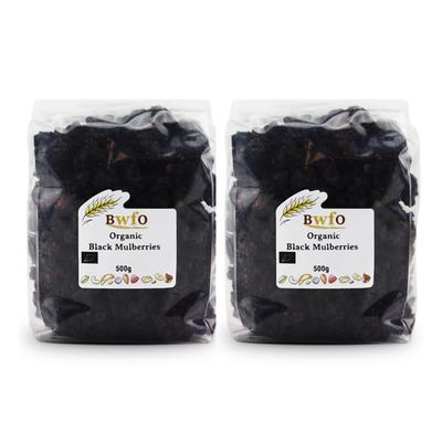 Buy Whole Foods Organic Black Mulberries (1kg)
