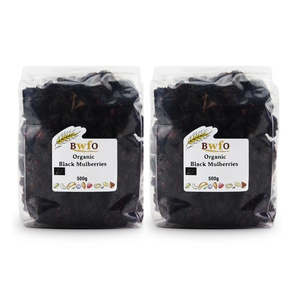Buy Whole Foods Organic Black Mulberries (1kg)