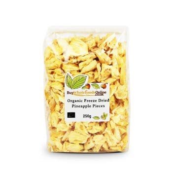 Buy Whole Foods Organic Freeze Dried Pineapple Pieces (250g)