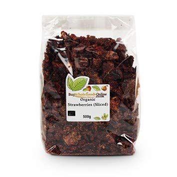 Buy Whole Foods Organic Strawberries (Sliced) (500g)