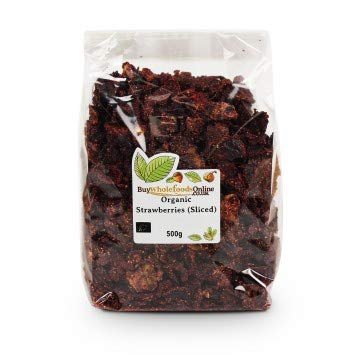 Buy Whole Foods Organic Strawberries (Sliced) (500g)