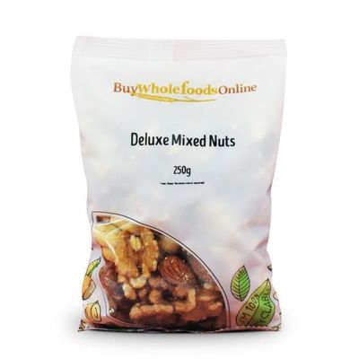 Buy Whole Foods Mixed Nuts Deluxe (250g) (No Peanuts)