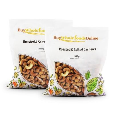Buy Whole Foods Cashew Nuts Whole, Roasted & Salted (1kg)