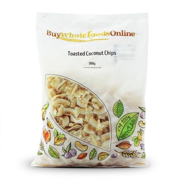 Buy Whole Foods Coconut Chips, Toasted (500g)