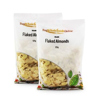 Buy Whole Foods Organic Flaked Almonds (250g)