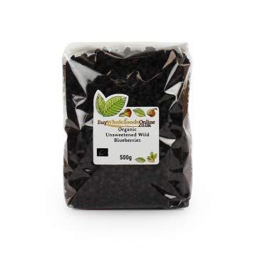 Buy Whole Foods Organic Blueberries Unsweetened (Bilberries) (500g)