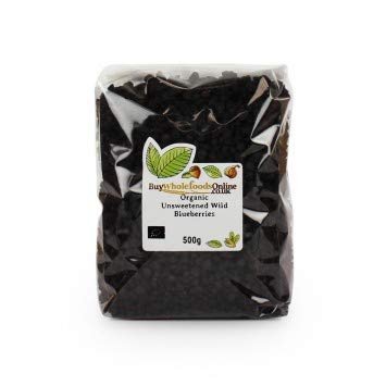 Buy Whole Foods Organic Blueberries Unsweetened (Bilberries) (500g)