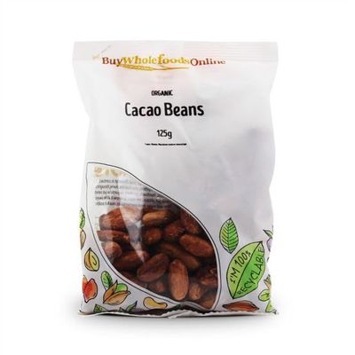 Buy Whole Foods Organic Cacao Beans (125g)