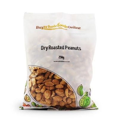 Buy Whole Foods Peanuts, Dry Roasted (250g)