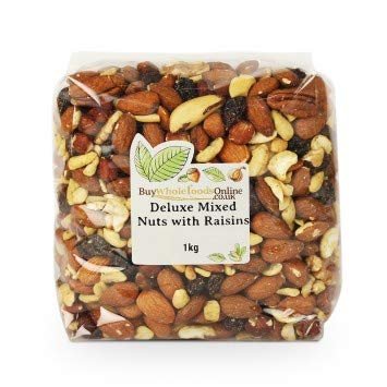 Buy Whole Foods Mixed Nuts Deluxe with Raisins (1kg)