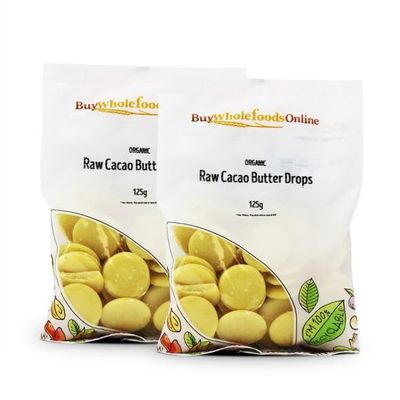 Buy Whole Foods Organic Raw Cacao Butter Drops (250g)