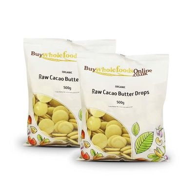 Buy Whole Foods Organic Raw Cacao Butter Drops (1kg)