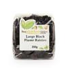 Buy Whole Foods Large Black Flame Raisins (250g) view 1