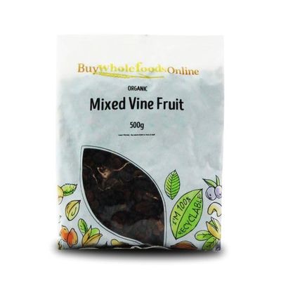 Buy Whole Foods Organic Mixed Vine Fruit (500g)