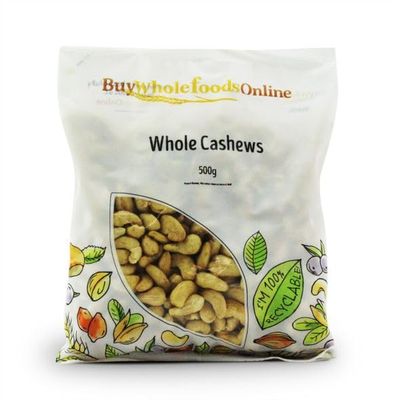 Buy Whole Foods Cashew Nuts Whole (500g)