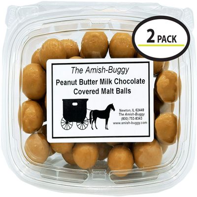 Premium Chocolate Candy (Peanut Buttery Malt Balls 12 oz. Tub (2 Count))