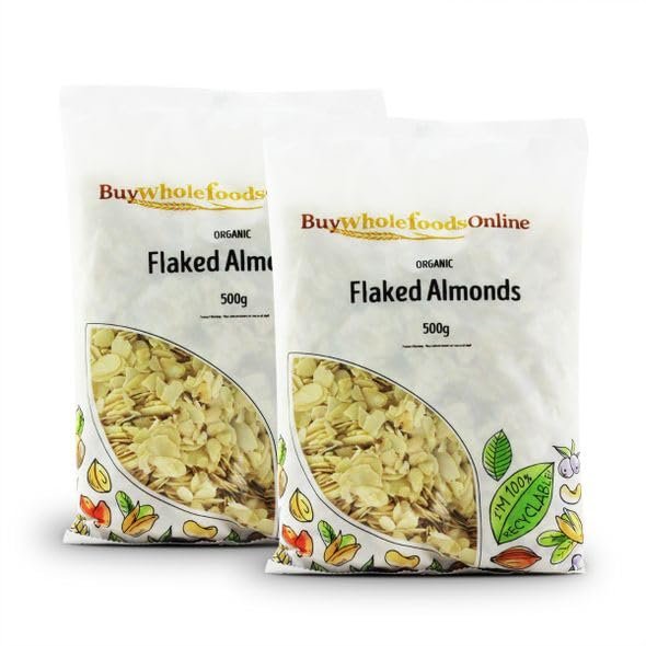 Buy Whole Foods Organic Flaked Almonds (1kg)