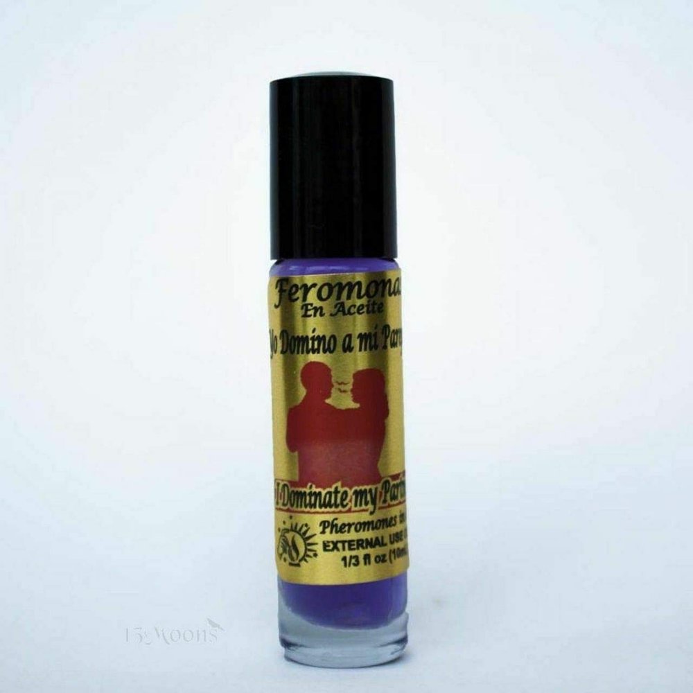 1 PIECE BRYBRADAN I DOMINATE MY PARTNER YO DOMINO MI PAREJA PHEROMONE OIL ROLL-ON BOTTLE 1/3 OZ 10ML