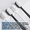 Extra Soft Toothbrush for Sensitive Gums and Teeth with 20,000 Ultra Soft Bristles. Micro-Nano Toothbrush. Excellent Cleaning Effect (2 Pack) (White Wave Bristle) view 3