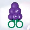 EXCEART Kids Safety Scissors Fruit Shape Purple Left Handed Made of Stainless Steel view 4
