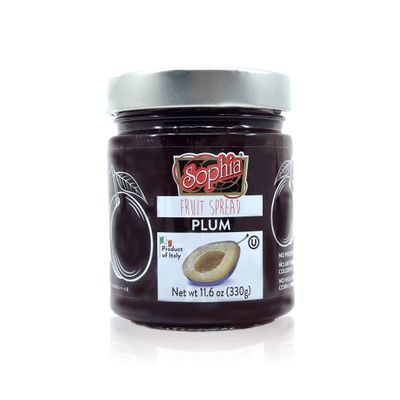 Sophia Fruit Spread - Plum Preserves 11.6oz (2-pack)