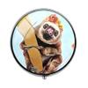 Beautiful Animal Sloths Pill Box - Charm Pill Box - Glass Candy Box Art Photo Charm Jewelry Birthday Festival Gift Beautiful Gift view 1