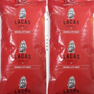 Lacas Original City Roast Ground Coffee - 16 Oz (2 Pack)